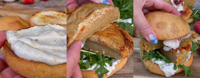 Herbi Recipe: Chick'n Parmigiana Burger with a twist!